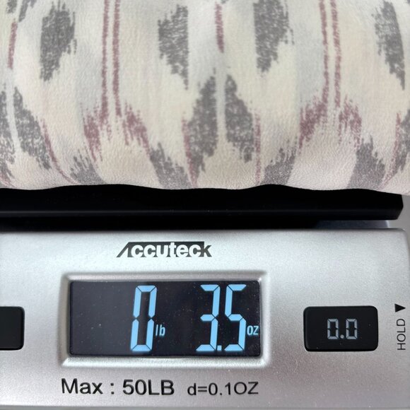 joie - 3/4 Sleeve Silk Blouse - Cream/Gray/Purple - Size XS - Picture 9 of 9